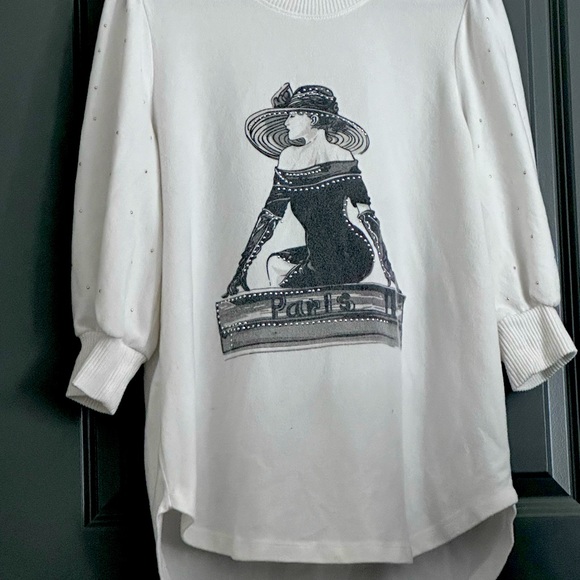 Romantic Fall/winter blouse very comfortable - Picture 3 of 8